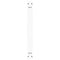 vidaXL Dining Table Legs V-Shape 3 pcs White 90x(72-73.3) cm Steel