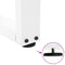 vidaXL Dining Table Legs V-Shape 3 pcs White 90x(72-73.3) cm Steel