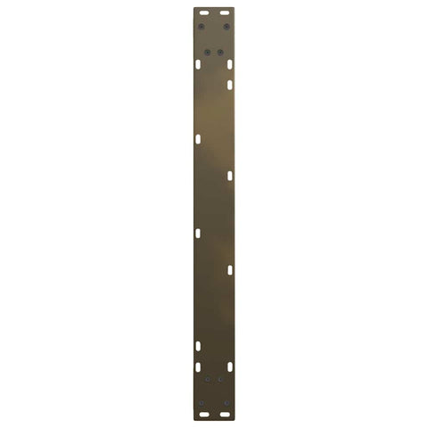 vidaXL Dining Table Legs V-Shape 3 pcs Natural Steel 90x(72-73.3) cm Steel