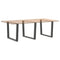 vidaXL Dining Table Legs V-Shape 3 pcs Anthracite 100x(72-73.3) cm Steel
