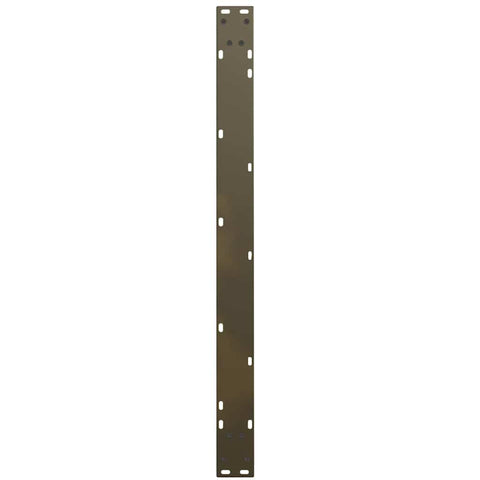 vidaXL Dining Table Legs V-Shape 3 pcs Natural Steel 100x(72-73.3) cm Steel