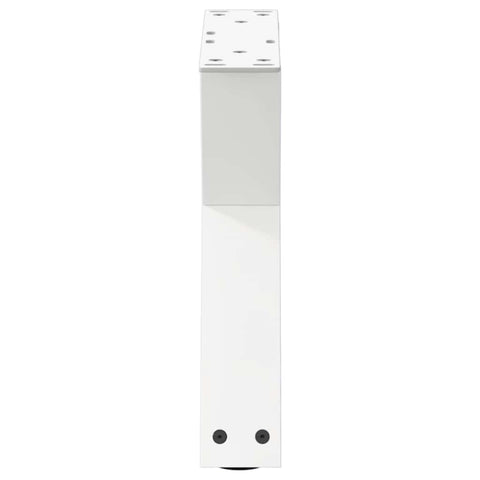 vidaXL Coffee Table Legs 2 pcs White 40x(30-31.3) cm Steel