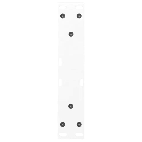 vidaXL Coffee Table Legs 2 pcs White 40x(30-31.3) cm Steel