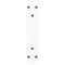 vidaXL Coffee Table Legs 2 pcs White 40x(30-31.3) cm Steel