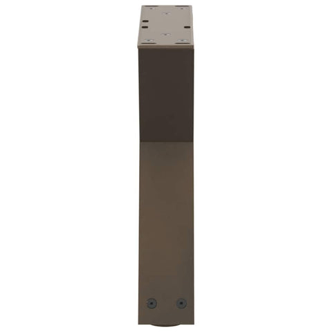 vidaXL Coffee Table Legs 2 pcs Natural Steel 40x(30-31.3) cm Steel