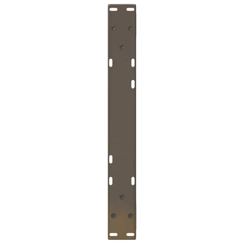 vidaXL Coffee Table Legs 2 pcs Natural Steel 50x(30-31.3) cm Steel