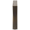 vidaXL Coffee Table Legs 2 pcs Natural Steel 60x(30-31.3) cm Steel