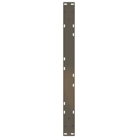 vidaXL Coffee Table Legs 2 pcs Natural Steel 70x(30-31.3) cm Steel