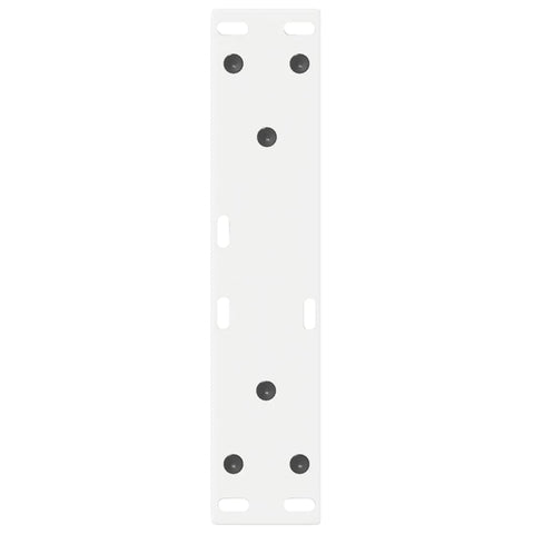vidaXL Coffee Table Legs 2 pcs White 28x(42-43.3) cm Steel