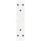 vidaXL Coffee Table Legs 2 pcs White 28x(42-43.3) cm Steel