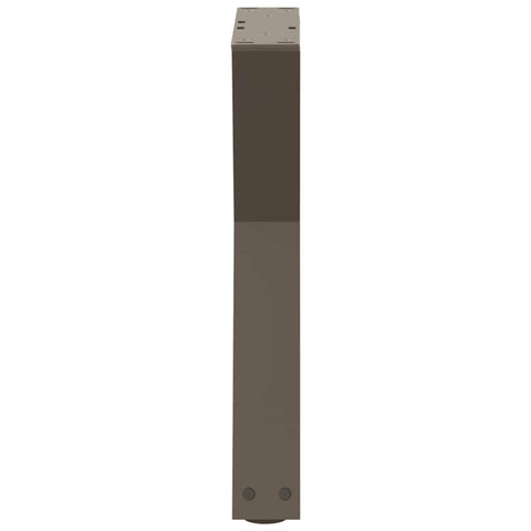 vidaXL Coffee Table Legs 2 pcs Natural Steel 28x(42-43.3) cm Steel