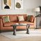 vidaXL Coffee Table Legs 2 pcs Anthracite 38x(42-43.3) cm Steel