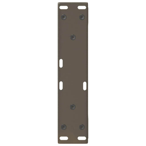 vidaXL Coffee Table Legs 2 pcs Natural Steel 38x(42-43.3) cm Steel