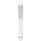 vidaXL Coffee Table Legs 2 pcs White 60x(42-43.3) cm Steel
