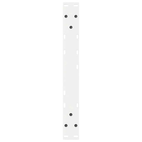vidaXL Coffee Table Legs 2 pcs White 60x(42-43.3) cm Steel