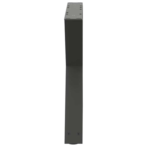vidaXL Coffee Table Legs 2 pcs Anthracite 60x(42-43.3) cm Steel