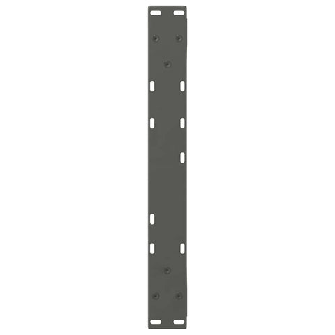 vidaXL Coffee Table Legs 2 pcs Anthracite 60x(42-43.3) cm Steel