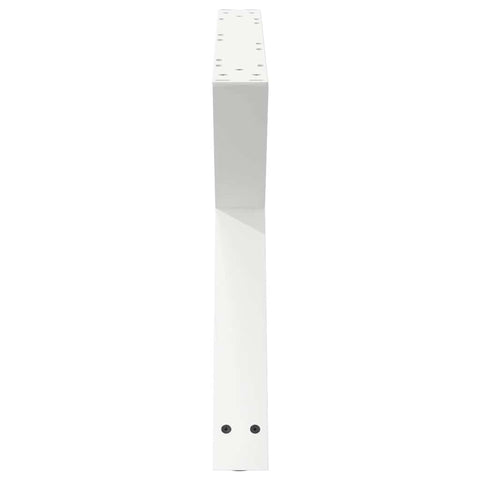 vidaXL Coffee Table Legs 2 pcs White 70x(42-43.3) cm Steel