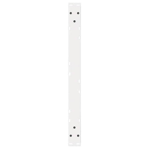 vidaXL Coffee Table Legs 2 pcs White 70x(42-43.3) cm Steel