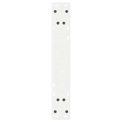 vidaXL Dining Table Legs 2 pcs White 50x(72-73.3) cm Steel