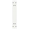 vidaXL Dining Table Legs 2 pcs White 50x(72-73.3) cm Steel