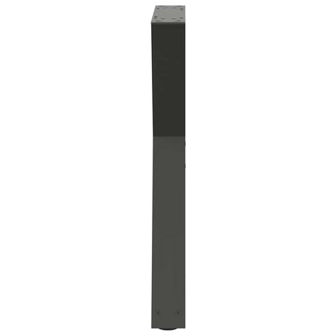 vidaXL Dining Table Legs 2 pcs Anthracite 50x(72-73.3) cm Steel