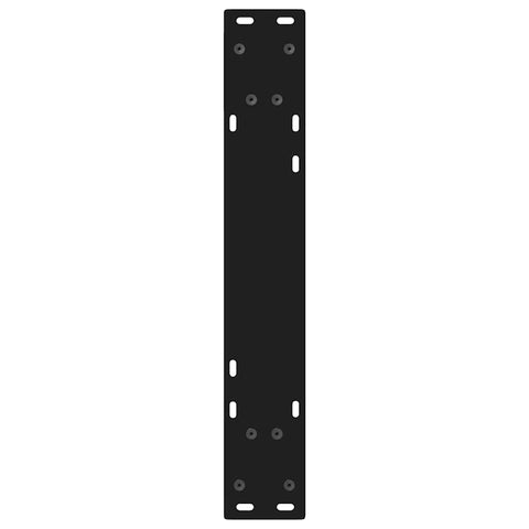 vidaXL Dining Table Legs 2 pcs Black 60x(72-73.3) cm Steel