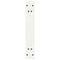 vidaXL Dining Table Legs 2 pcs White 60x(72-73.3) cm Steel
