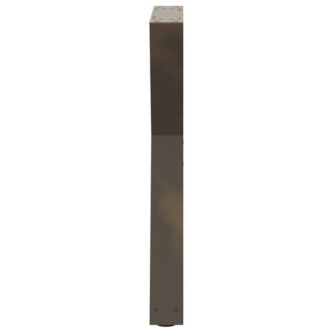 vidaXL Dining Table Legs 2 pcs Natural Steel 60x(72-73.3) cm Steel