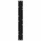 vidaXL Dining Table Legs 2 pcs Black 70x(72-73.3) cm Steel