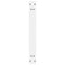 vidaXL Dining Table Legs 2 pcs White 70x(72-73.3) cm Steel