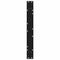 vidaXL Dining Table Legs 2 pcs Black 80x(72-73.3) cm Steel