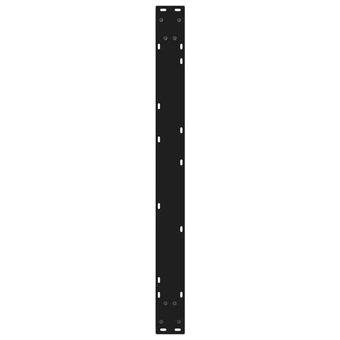 vidaXL Dining Table Legs 2 pcs Black 90x(72-73.3) cm Steel
