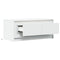 vidaXL Coffee Table with LED Lights White Engineered Wood