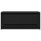 vidaXL Coffee Table with LED Lights Black Engineered Wood