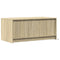 vidaXL Coffee Table with LED Lights Sonoma Oak Engineered Wood