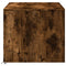vidaXL Coffee Table with LED Lights Smoked Oak Engineered Wood