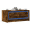 vidaXL Coffee Table with LED Lights Smoked Oak Engineered Wood
