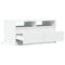 vidaXL Coffee Table with LED Lights White Engineered Wood