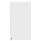 vidaXL Bedside Cabinet with LED Lights White Engineered Wood