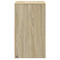 vidaXL Bedside Cabinets with LED Lights 2 pcs Sonoma Oak Engineered Wood