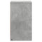 vidaXL Bedside Cabinets with LED Lights 2 pcs Concrete Grey Engineered Wood