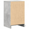 vidaXL Bedside Cabinets with LED Lights 2 pcs Concrete Grey Engineered Wood