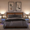 vidaXL Bedside Cabinets with LED Lights 2 pcs Grey Sonoma Engineered Wood