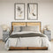 vidaXL Bedside Cabinets with LED Lights 2 pcs Grey Sonoma Engineered Wood