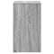 vidaXL Bedside Cabinets with LED Lights 2 pcs Grey Sonoma Engineered Wood