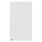 vidaXL Bedside Cabinet with LED Lights White Engineered Wood