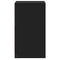 vidaXL Bedside Cabinet with LED Lights Black Engineered Wood