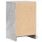 vidaXL Bedside Cabinet with LED Lights Concrete Grey Engineered Wood