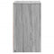 vidaXL Bedside Cabinet with LED Lights Grey Sonoma Engineered Wood